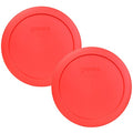 7201-PC (4-Cup) Red Food Storage Lid (2-Pack) - Made in USA (Light Red)