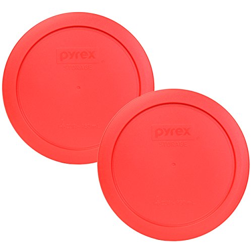 7201-PC (4-Cup) Red Food Storage Lid (2-Pack) - Made in USA (Light Red)