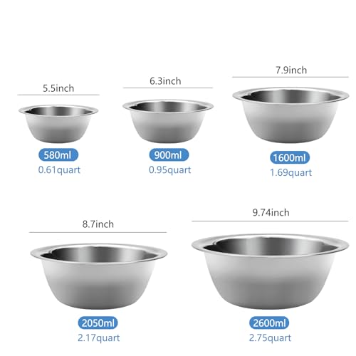 Mixing Bowl Set of 5