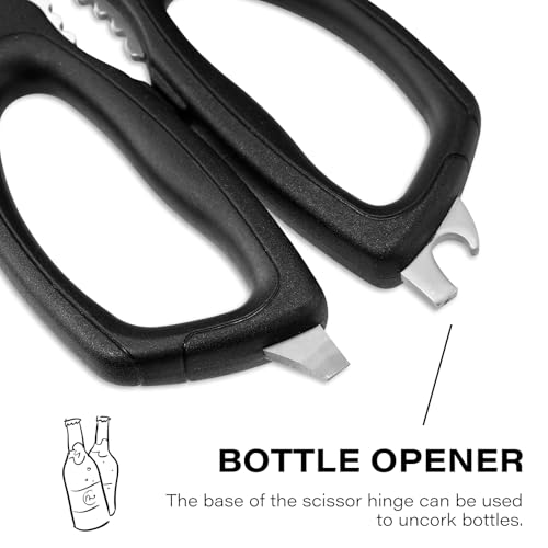 Heavy Duty Kitchen Shears Come Apart Kitchen Scissors with Serrated Blade