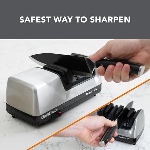 Chef’sChoice 15XV EdgeSelect Professional Electric Knife Sharpener with 100 (3-stage)
