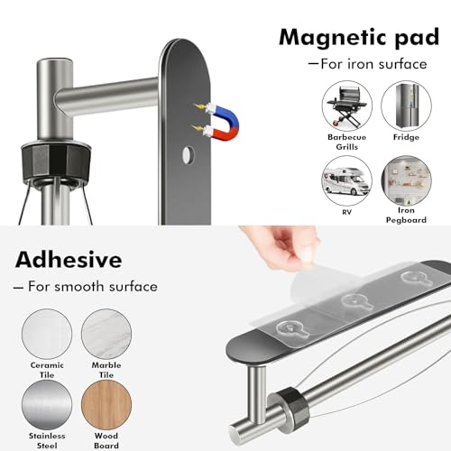 Magnetic Paper Towel Holder (Silver)