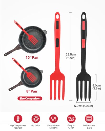 Large Silicone Flexible Cooking Fork (BR)