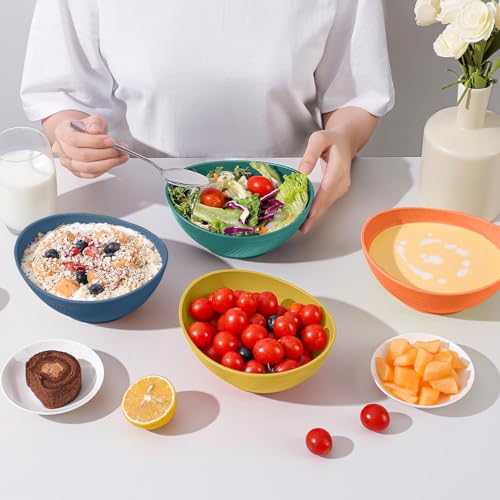 Wheat Straw Bowls Set 26 OZ (Multicolor / 26 oz)
