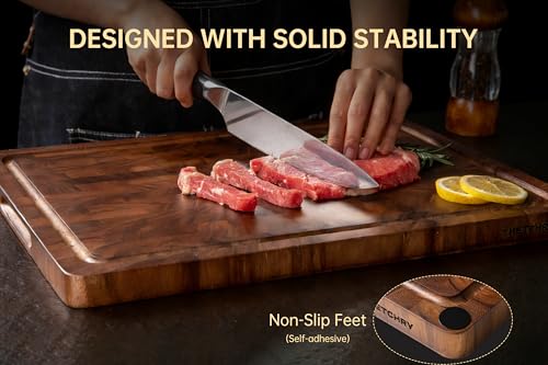 Walnut Cutting Boards for Kitchen (17"L x 13"W)