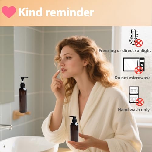 Body Oil Container with Lotion Pump