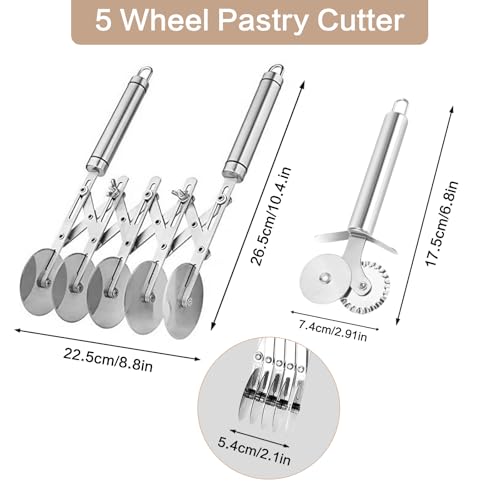 5 Wheel Pastry Cutter