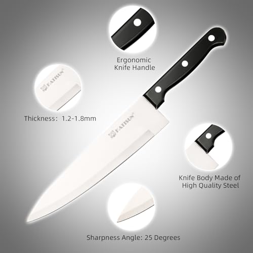 19 Piece Knife Set (Nature/Black / 19 Pieces)