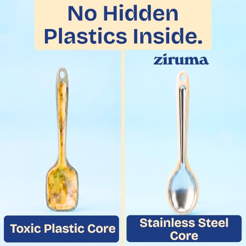 NonToxic Platinum Silicone Utensils (Beige)