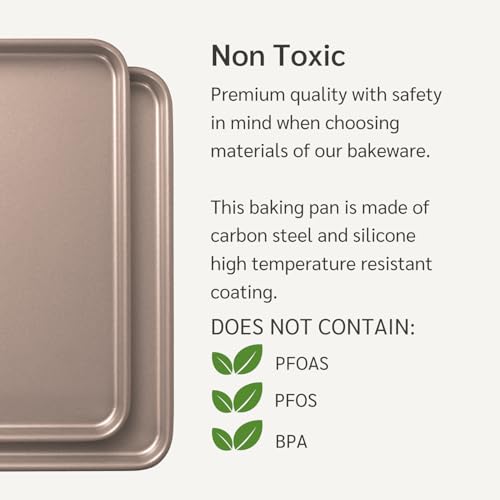 13 x 18 inch Nonstick Half Sheet Pan 2 (18'' Sheet Pan 2-Pack)
