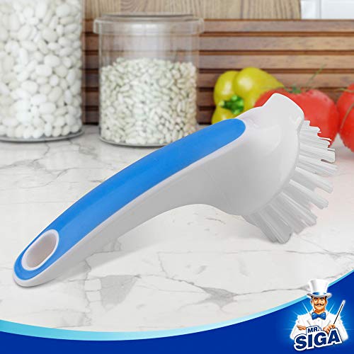 Pot and Pan Cleaning Brush (Blue & White)