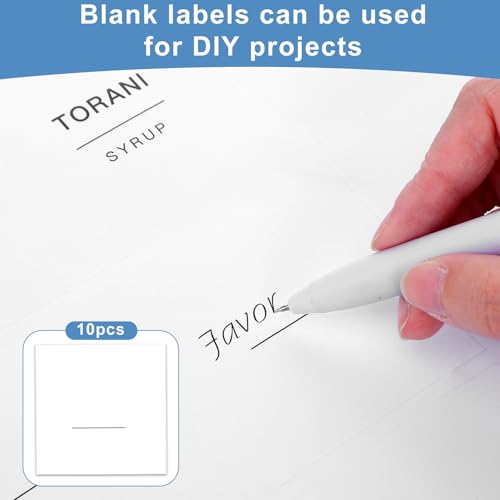 84PCS Coffee Syrup Labels