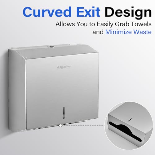 Commercial Paper Towel Dispenser (250 C-Fold/300 Multi-Fold)