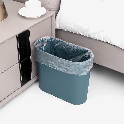 Small Trash Can (Teal Blue / 2 pack)