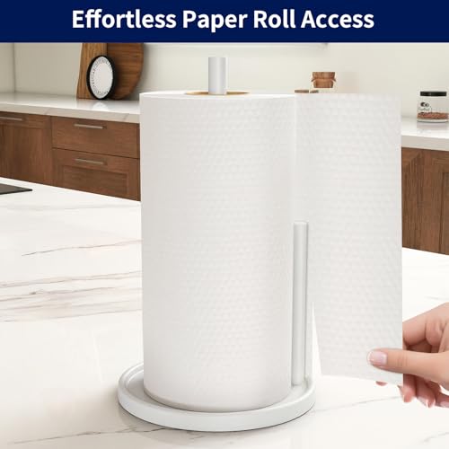Paper Towel Holder Countertop (White)