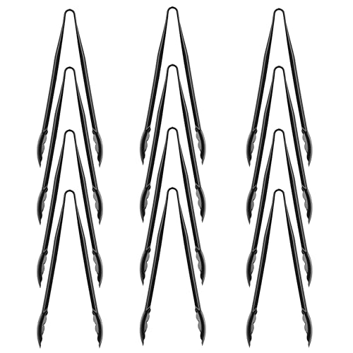 471203 Carly Salad Tong (12" Utility Tong / 12 Pack / Black)