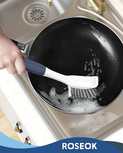 Dish Brush Dish Scrubber (Navy Blue)