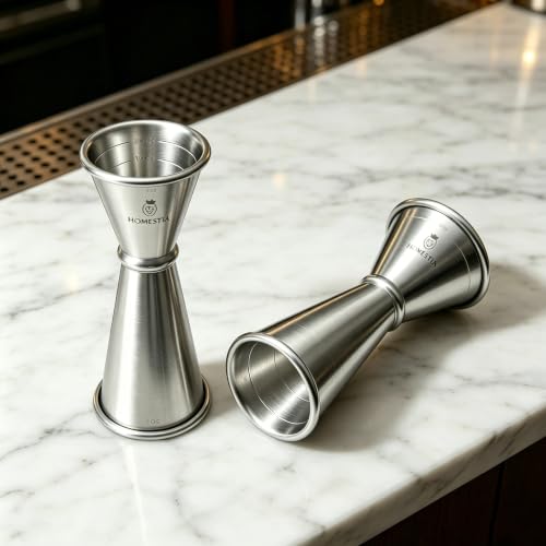 Jigger for Bartending (1-Pack Silver)