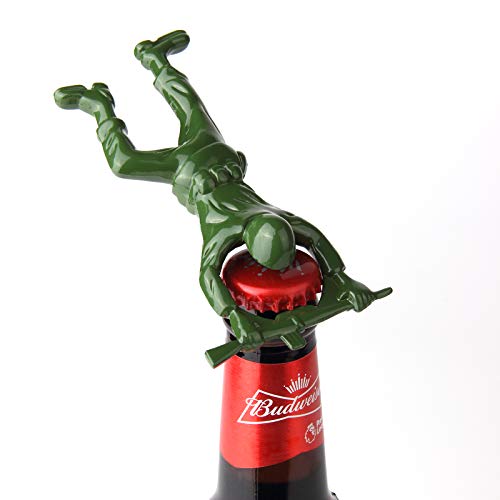 Creative 3D Army Man Bottle Opener (Green-1pc)