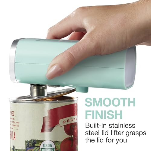 Hands Free Cordless USB Rechargeable Electric Can Opener (Mint)
