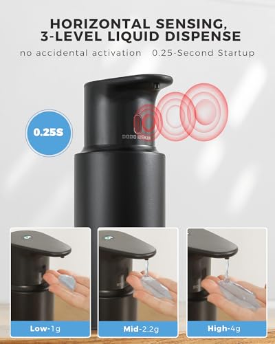 Automatic Liquid Soap Dispenser Touchless (Black / Liquid)