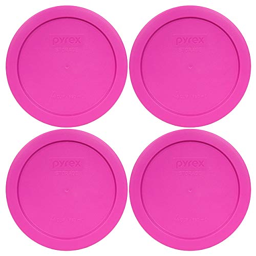7201-PC 4-Cup Pink Replacement Lids (4-Pack) - Made in USA (Pink)