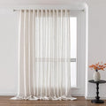 Living Room Curtains for Windows (100"W x 90"L (Pack of 1) / Linen)