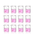 12pcs Glass Beakers Shot (12pcs of Vol.25ml)