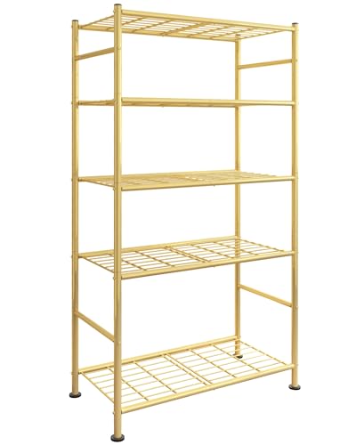 Storage Shelves (Gold / 33.0W×12.6D×72.0H(5T))