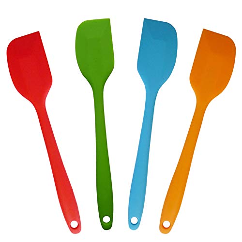4Pcs Silicone Spatulas (Small)