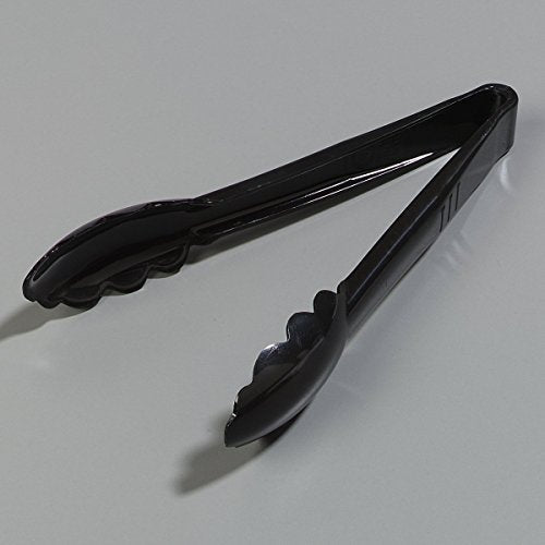 470903 Carly Salad Tong (9" Utility Tong / 12 Pack / Black)