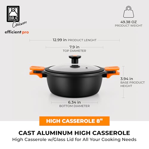 COOKWARE Efficient Pro Nonstick Stock Pot w (3.2 Quarts)