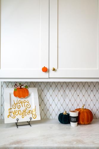 12pk Pumpkin Decorative Knob Covers (Pumpkin)