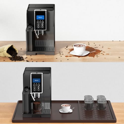 Silicone Coffee Mat (Brown / 24" x 16")