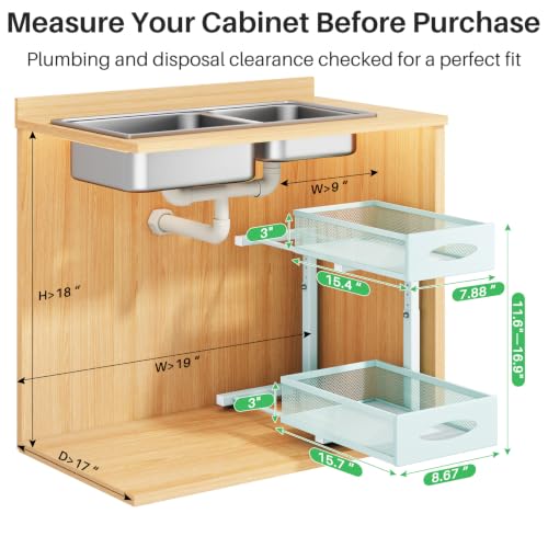 Under Sink Organizer (Blue / 1 Pack)