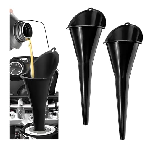 2 PCS Oil Funnel (Black-2PCS)
