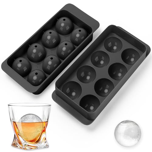 1.8" x 8 Ices (Black Ice Ball Mold)