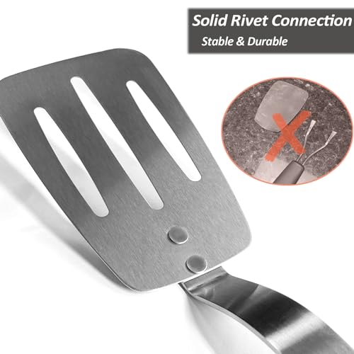 Stainless Steel Flexible Spatula (Small + X' Large (2 Pack))