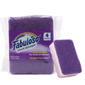 Scratch Free Kitchen Dish Sponges (Purple / 4 Count (Pack of 1))