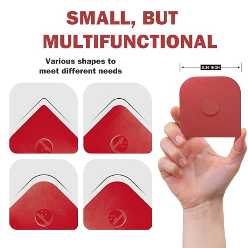 Pan Scraper 10 Pcs Pot & Dish Scraper Plastic (10 Pcs / Red)