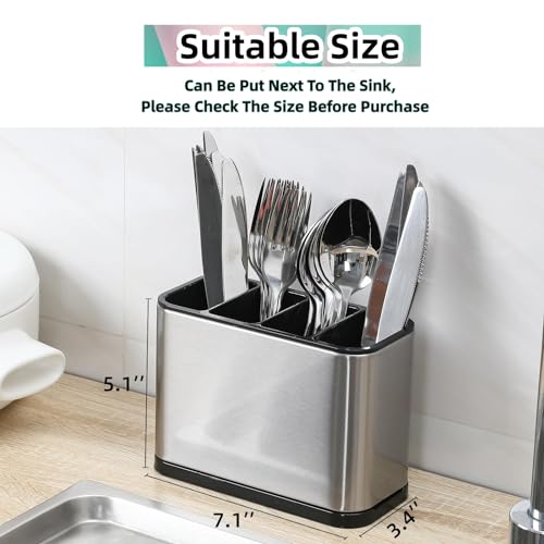 Utensil Holder (silvery)