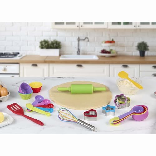 Mrs. Anderson’s Baking Kids Baking Set (Children's 24-Piece Baking Set)