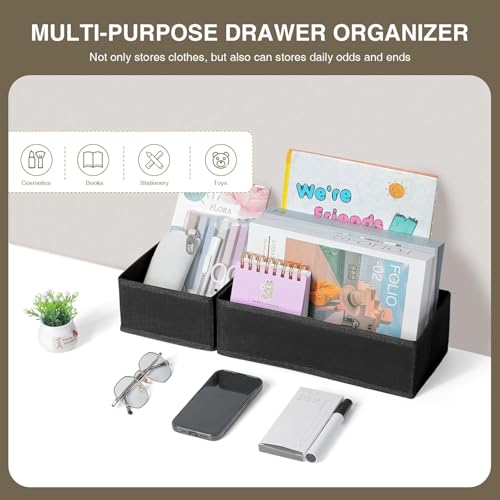 Drawer Organizers (Black / 12 Pack)