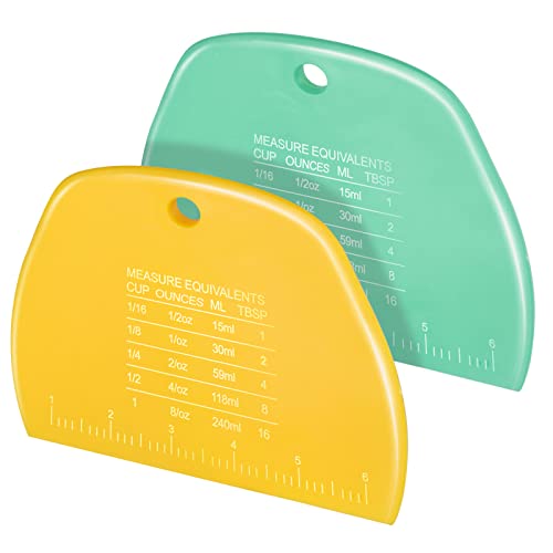 2 Pieces Dough Cutter (Green and yellow)