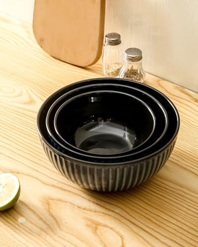 Mixing Bowls of 3 (Blue / 24+42+65 Oz)