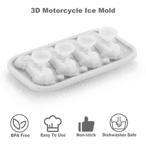 3D Motorcycle Ice Cube Tray (Motorcycle)