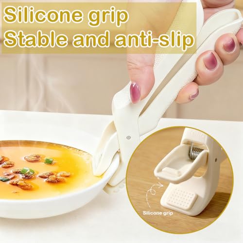 2 PCS Hot Plate Gripper (Beige)