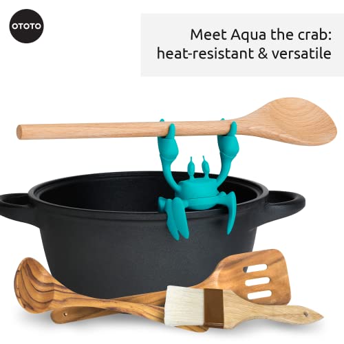 Aqua the Crab Silicone Utensil Rest