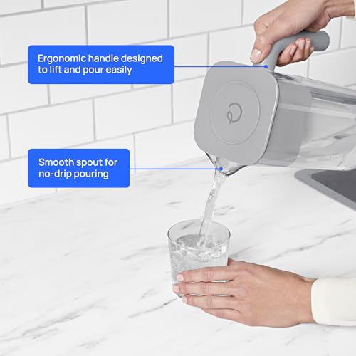 ZeroWater 12 Cup Pitcher Water Filter Removes PFAS (12-Cup)