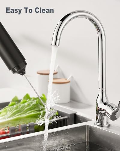 Rechargeable Milk Frother USB (black-3)